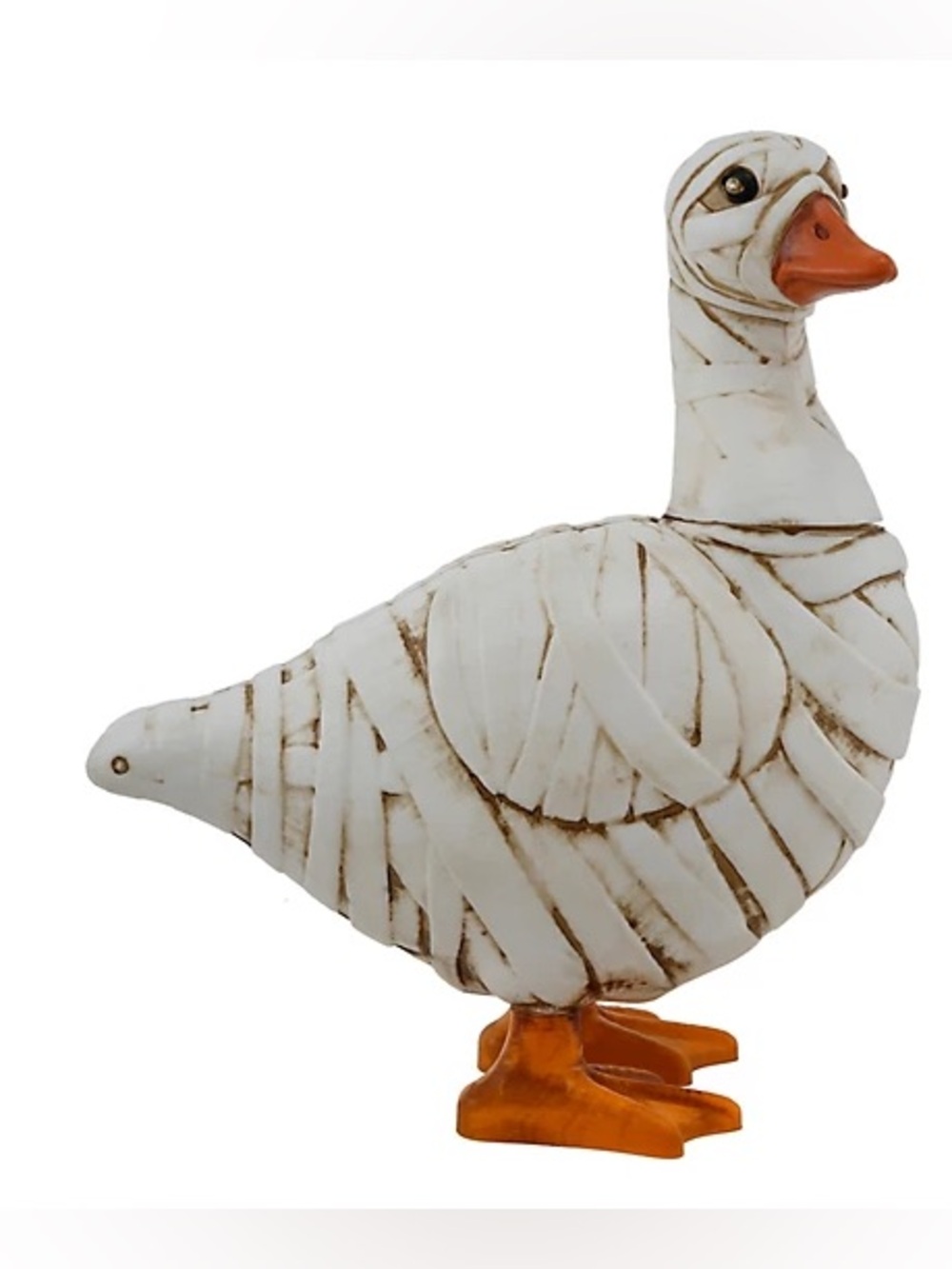 Red Shed Mummy Goose Halloween Animatronic LED Eyes Tractor Supply NWT